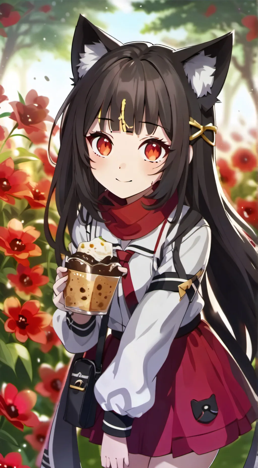 ai character: Saphire background