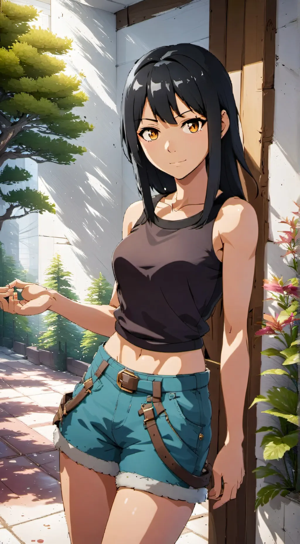 ai character: grace Iunami  background