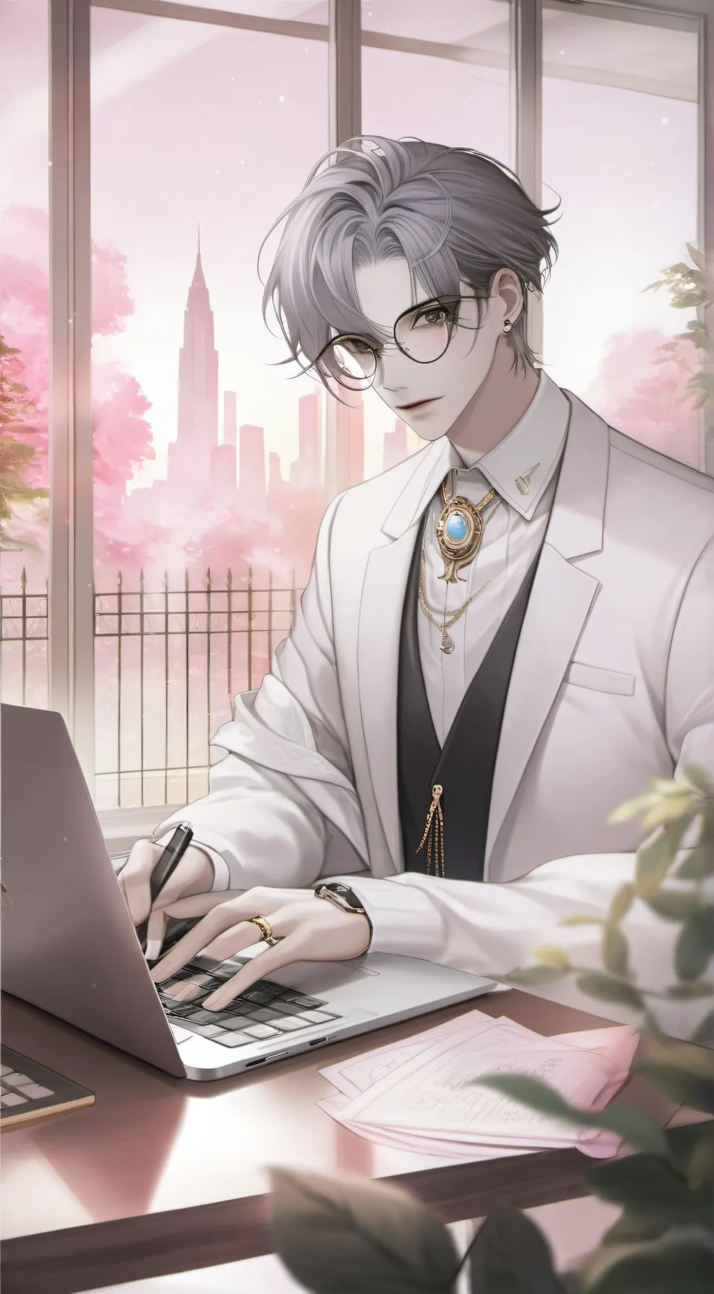 ai character: Alexander @ background