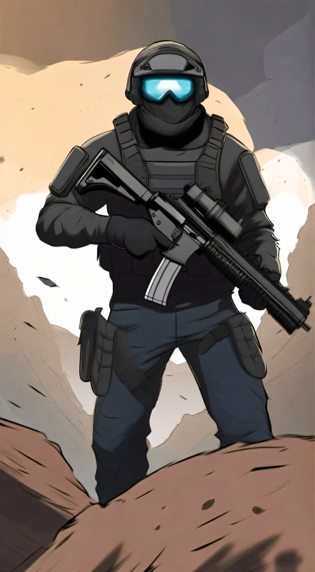ai character: The SPR-15 Squad background
