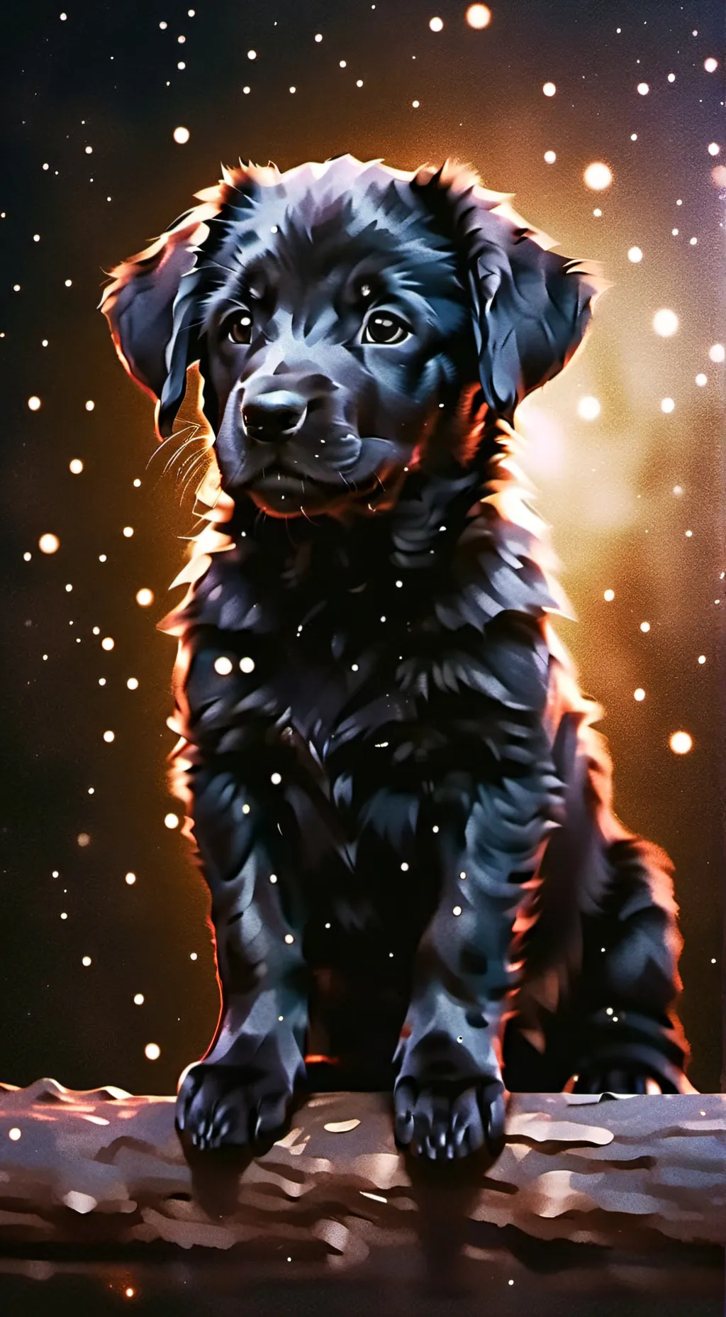 ai character: Tucker my new dog background