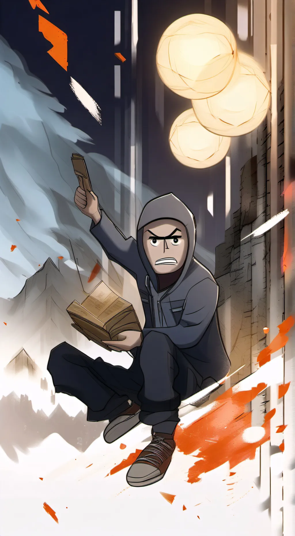 ai character: planeta x background