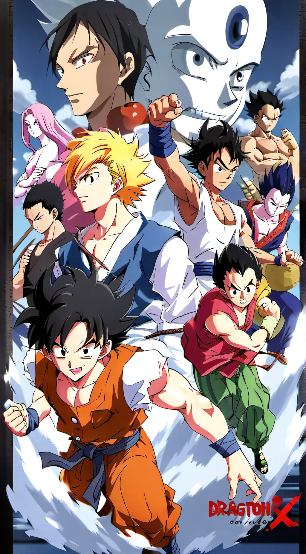 ai character: DBZxOne piece  background