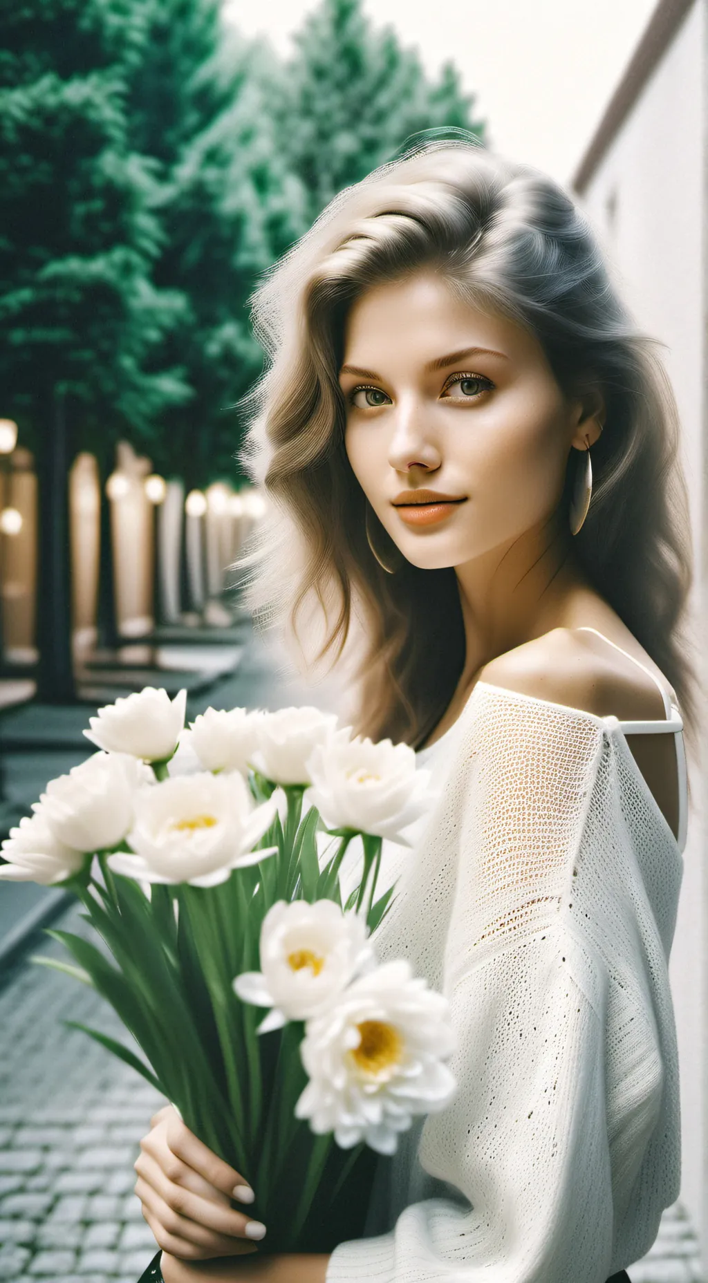 ai character: candy background