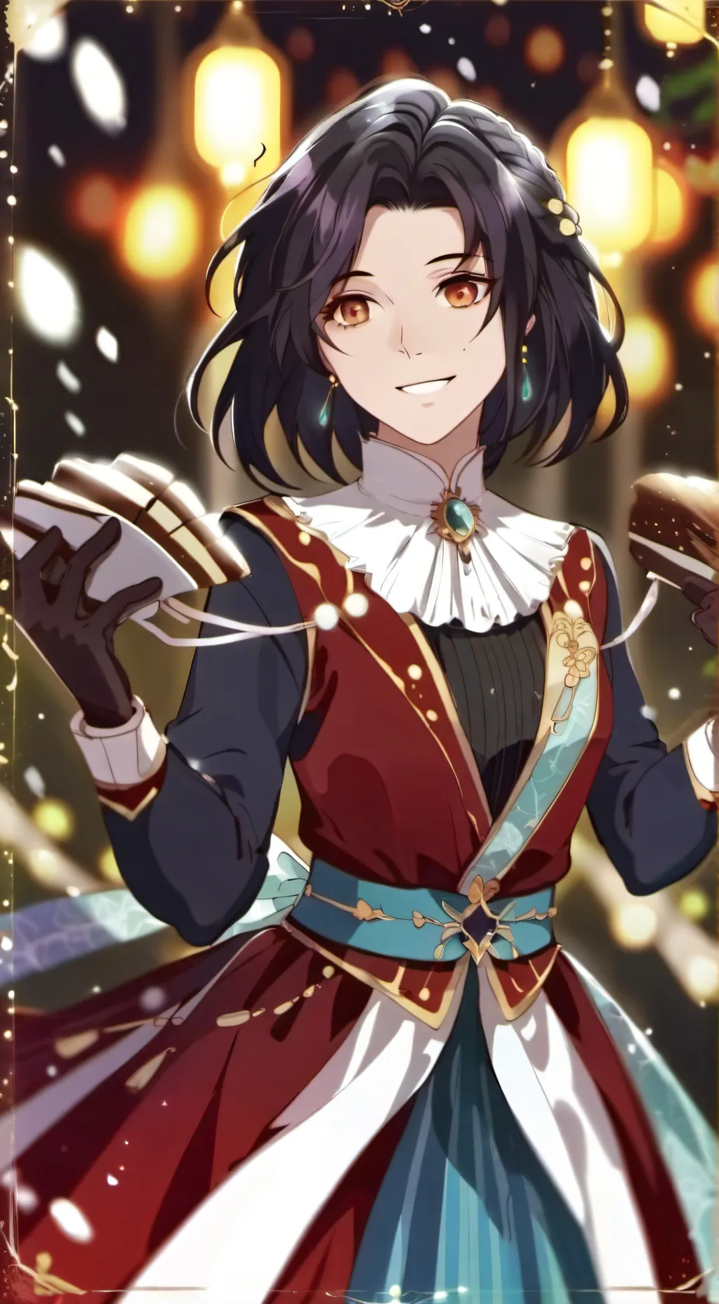 ai character: Mha pick me ruby background