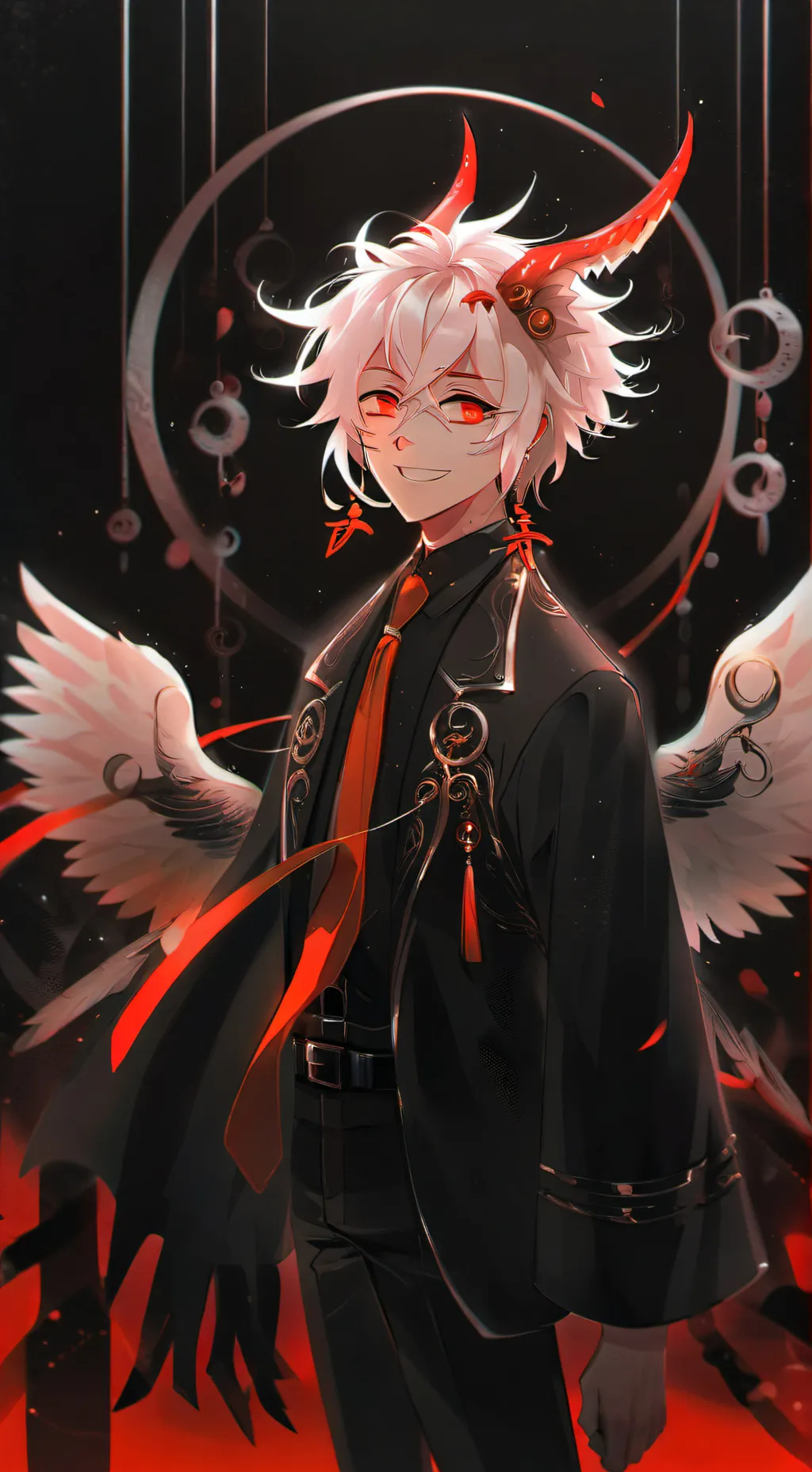 ai character: Leo.-√ background