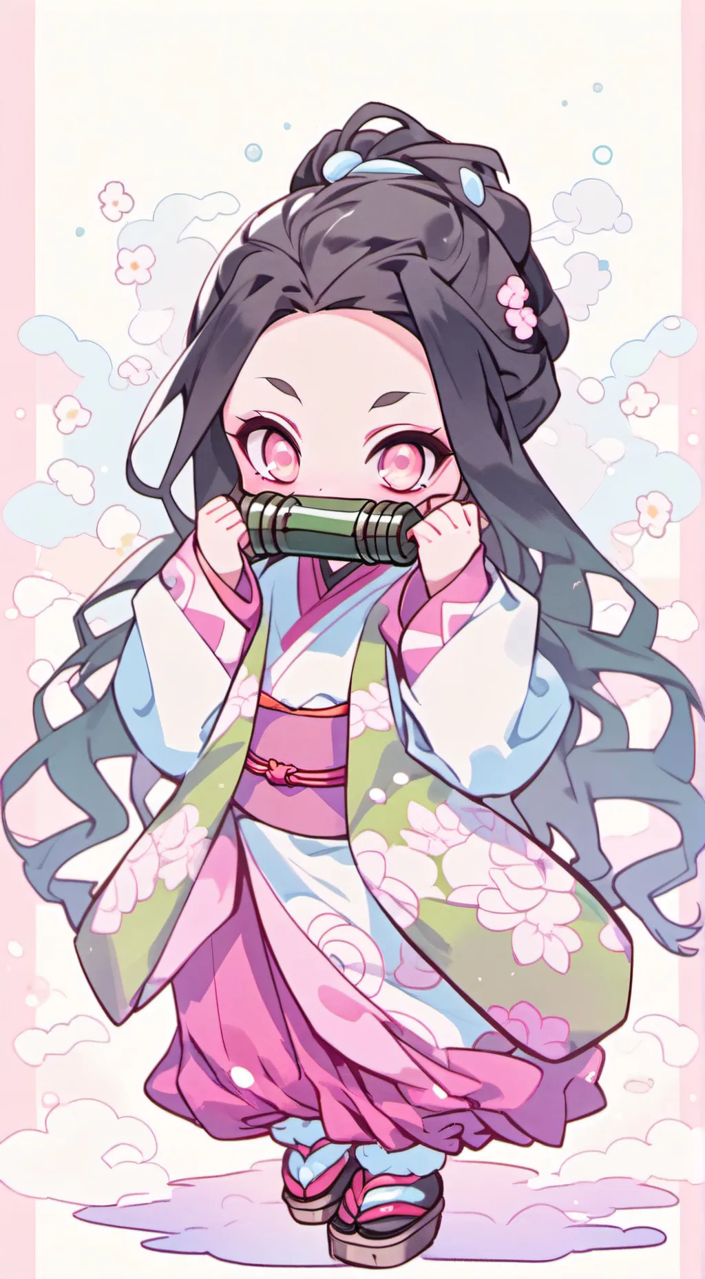 ai character: Demon Tanjiro background