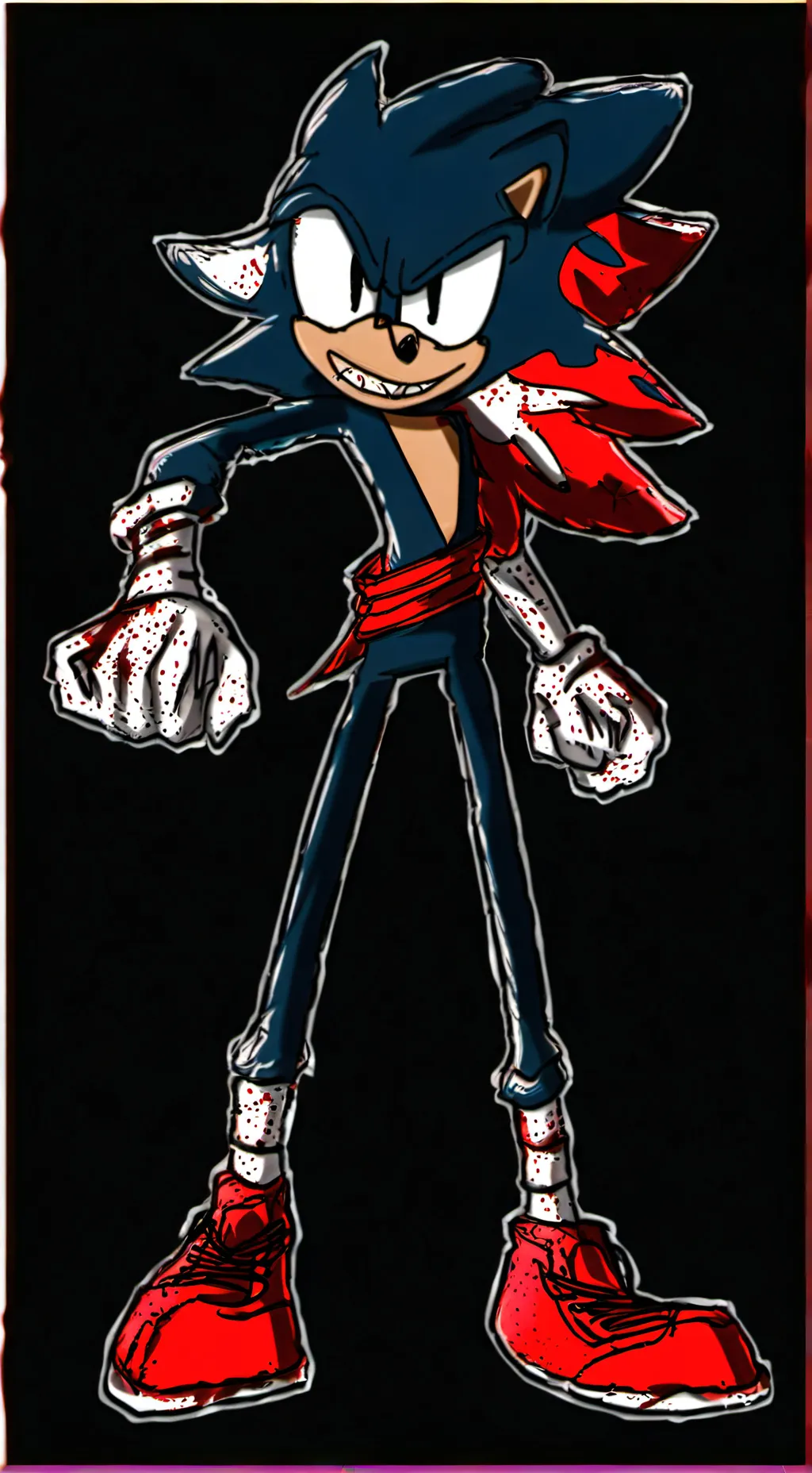ai character: Sonic.ERR background