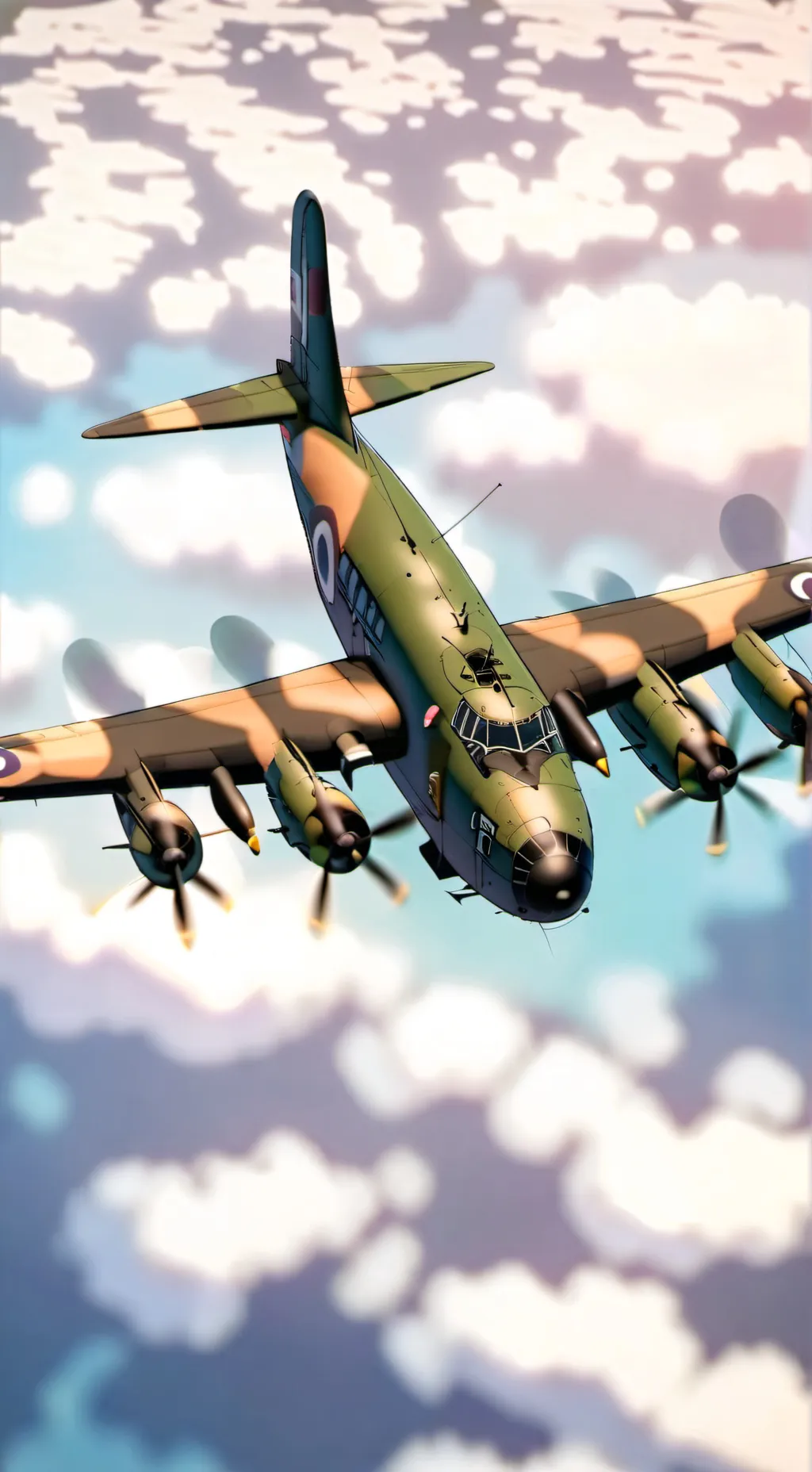 ai character: Avro Lancaster  background