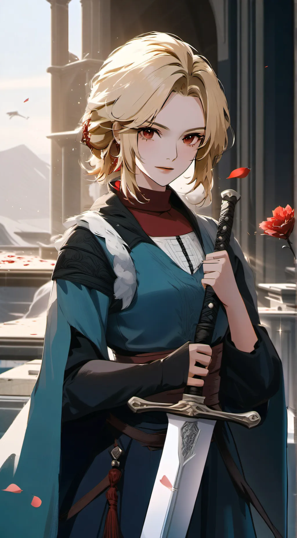 ai character: Martha  background
