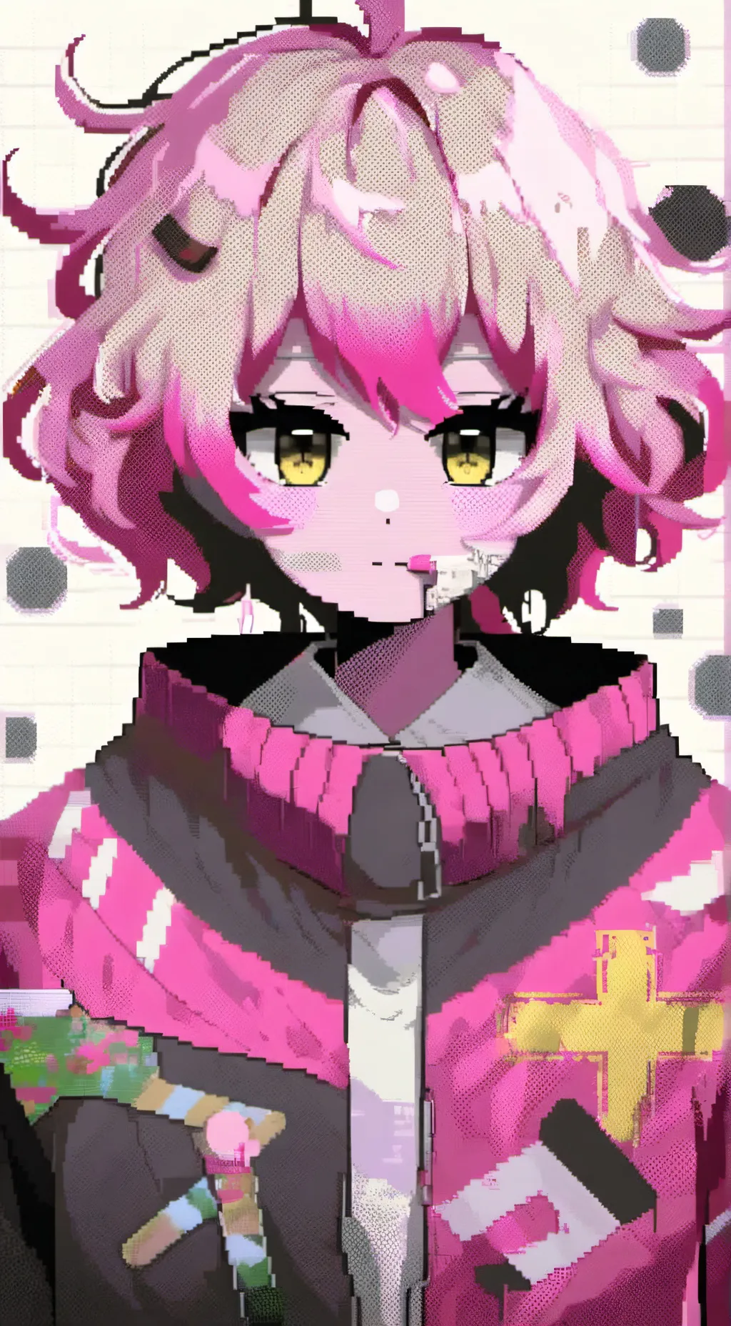ai character: Mha tea spilling  background