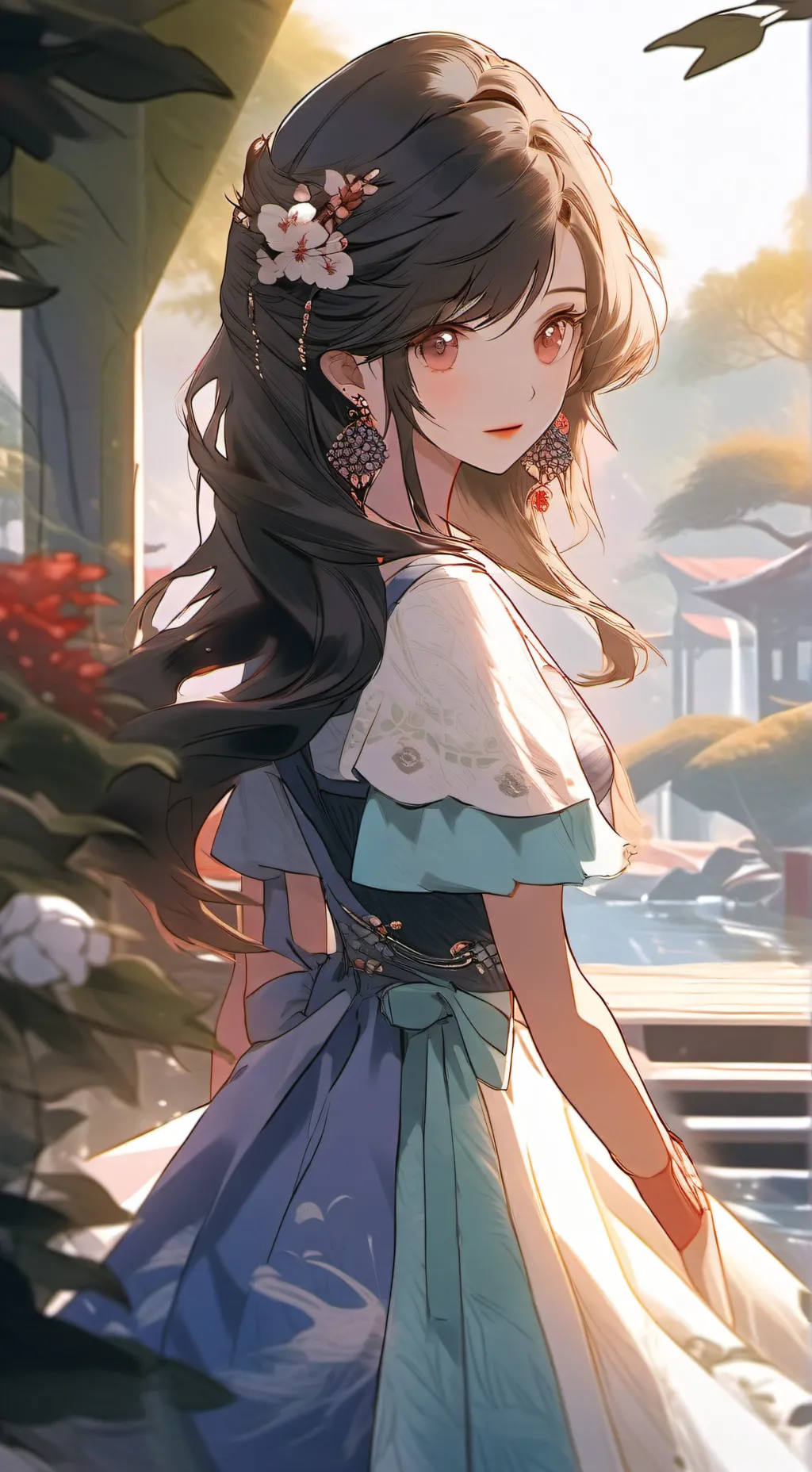 ai character: Swown background