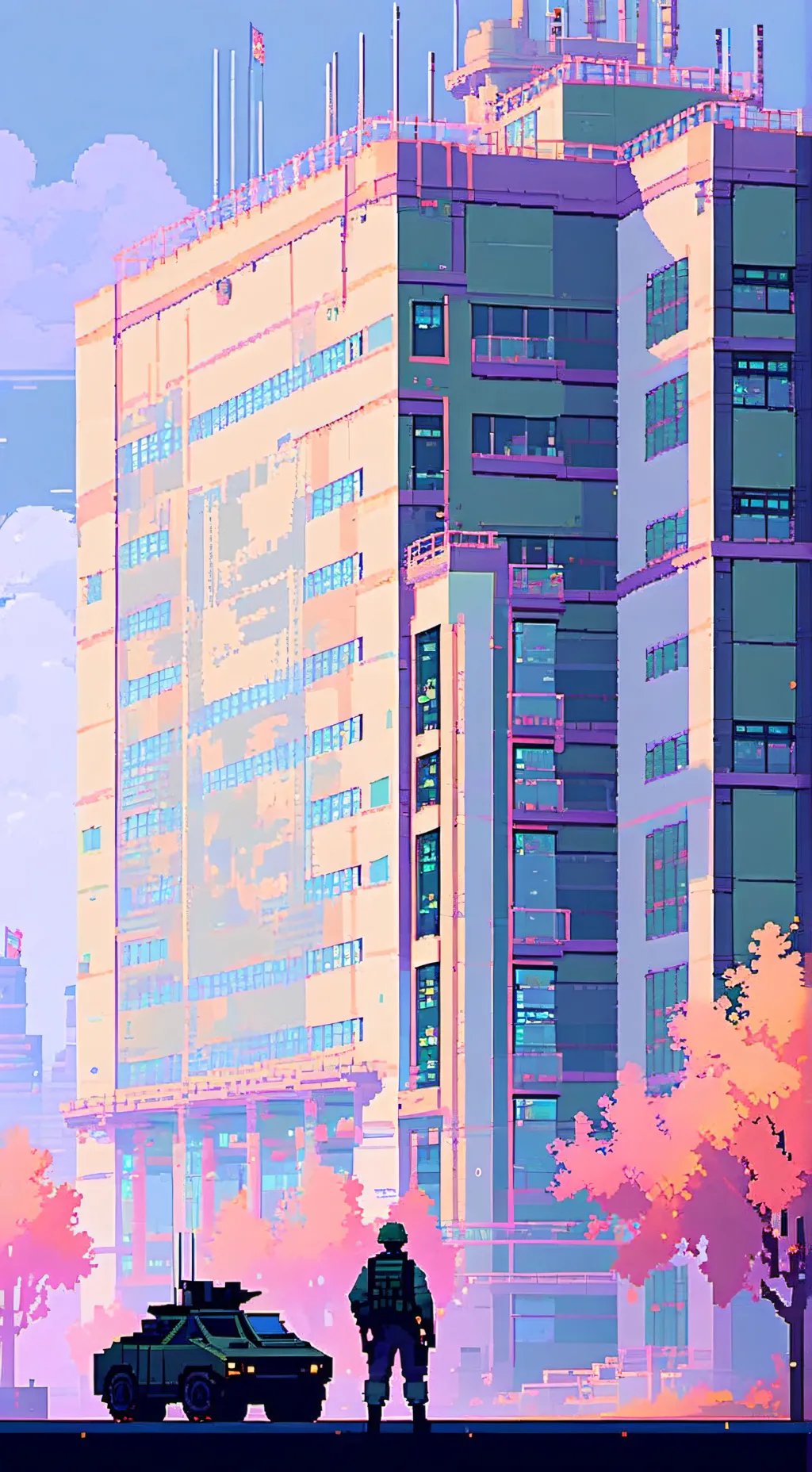 ai character: SC military au background