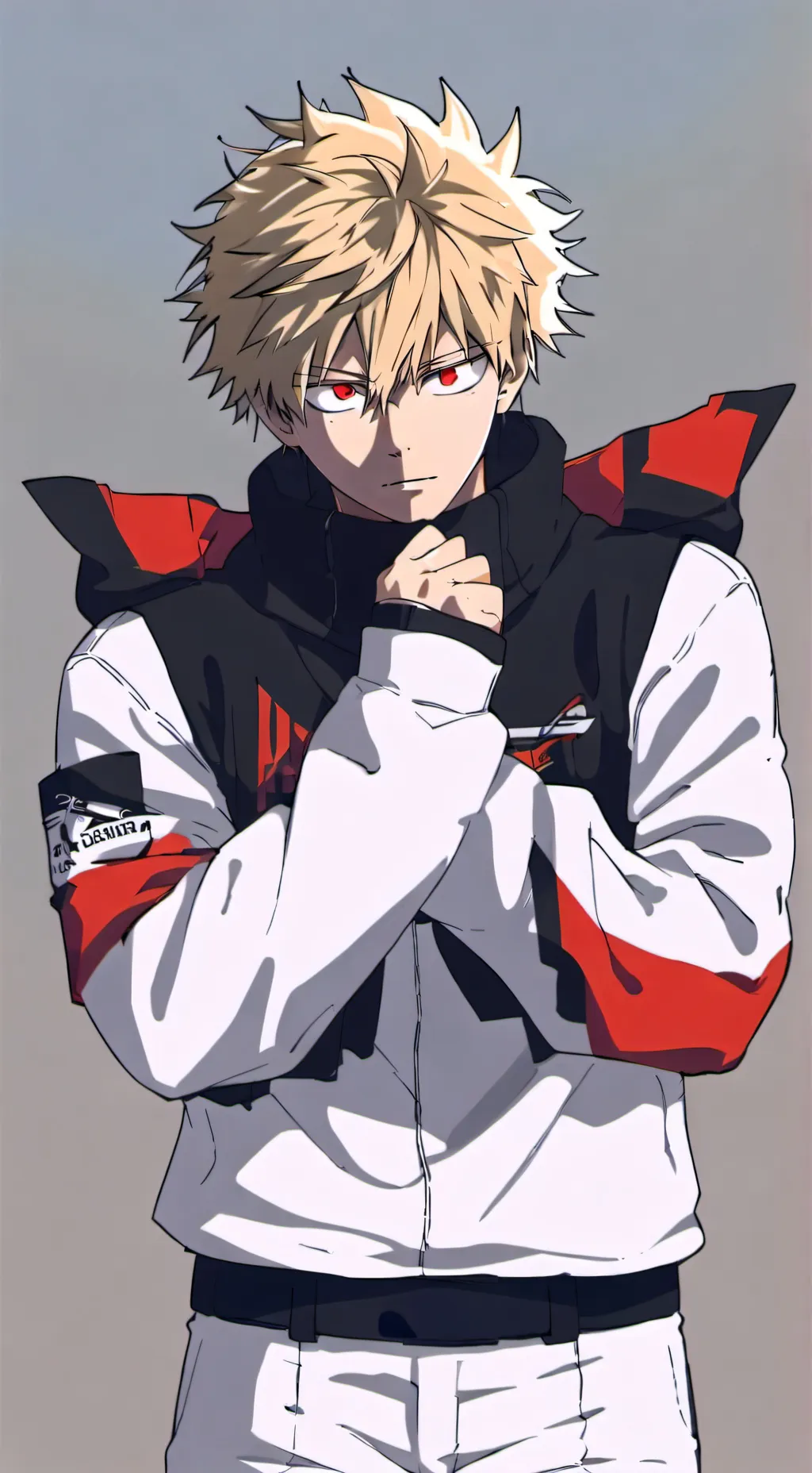 ai character: Katsuki Bakugo background