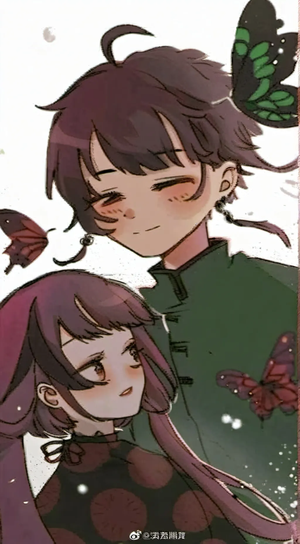 ai character: Tanjiro X Kanao background