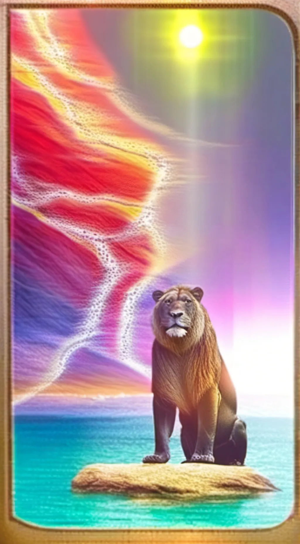 ai character: Leo ♌ background