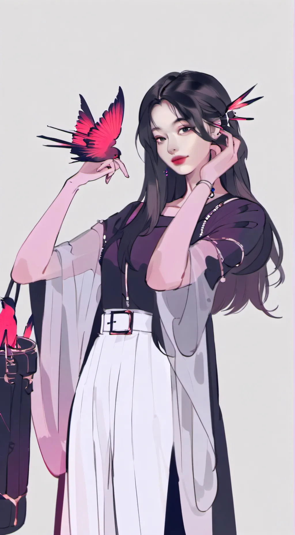 ai character: Ashley background