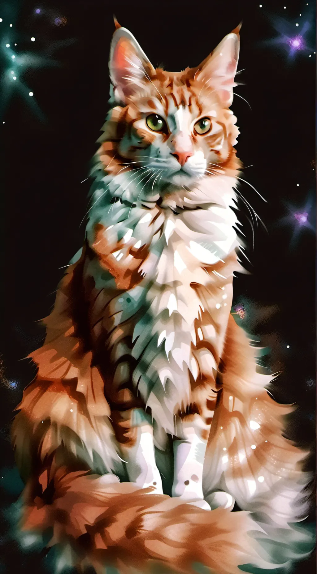 ai character: FireHeart background