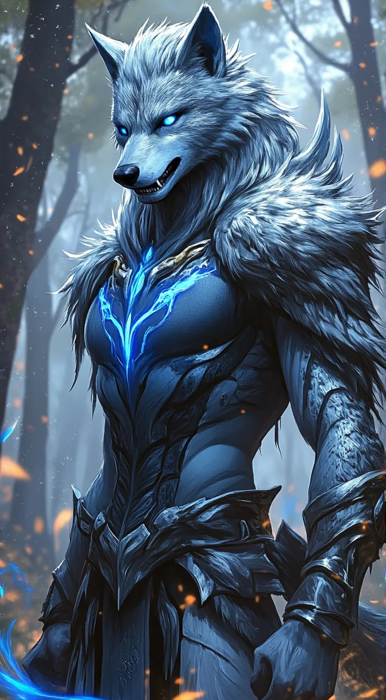 ai character: Fenrir background