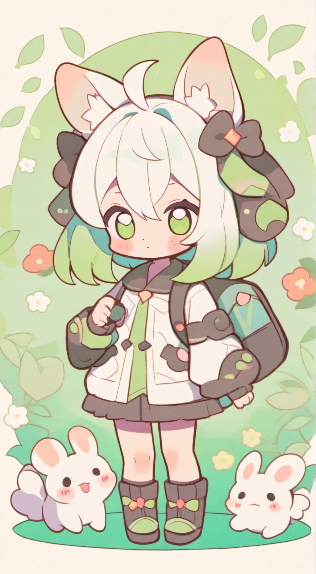 ai character: sprunky español background