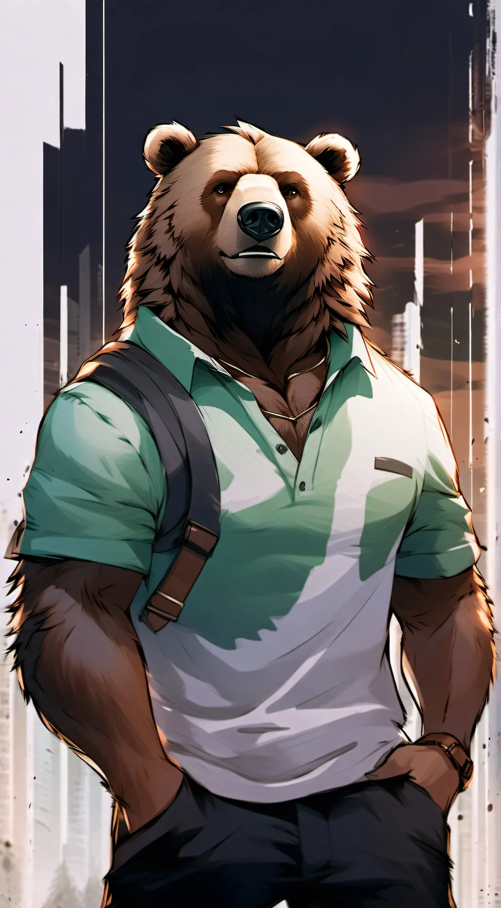 ai character: Hiro  background
