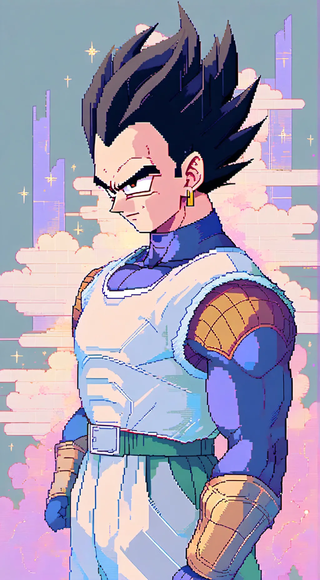 ai character: Vegeta background