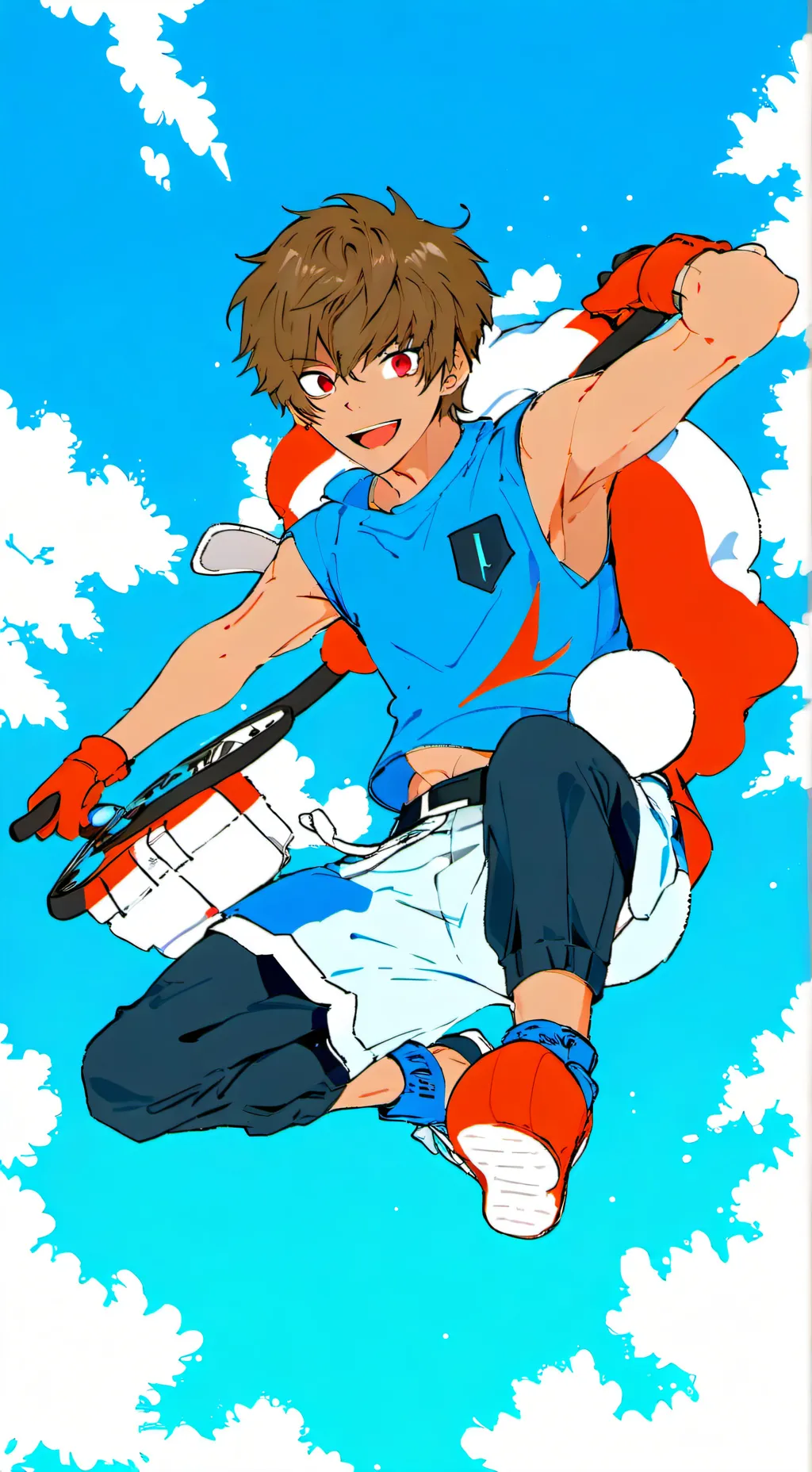 ai character: toasterYT  background