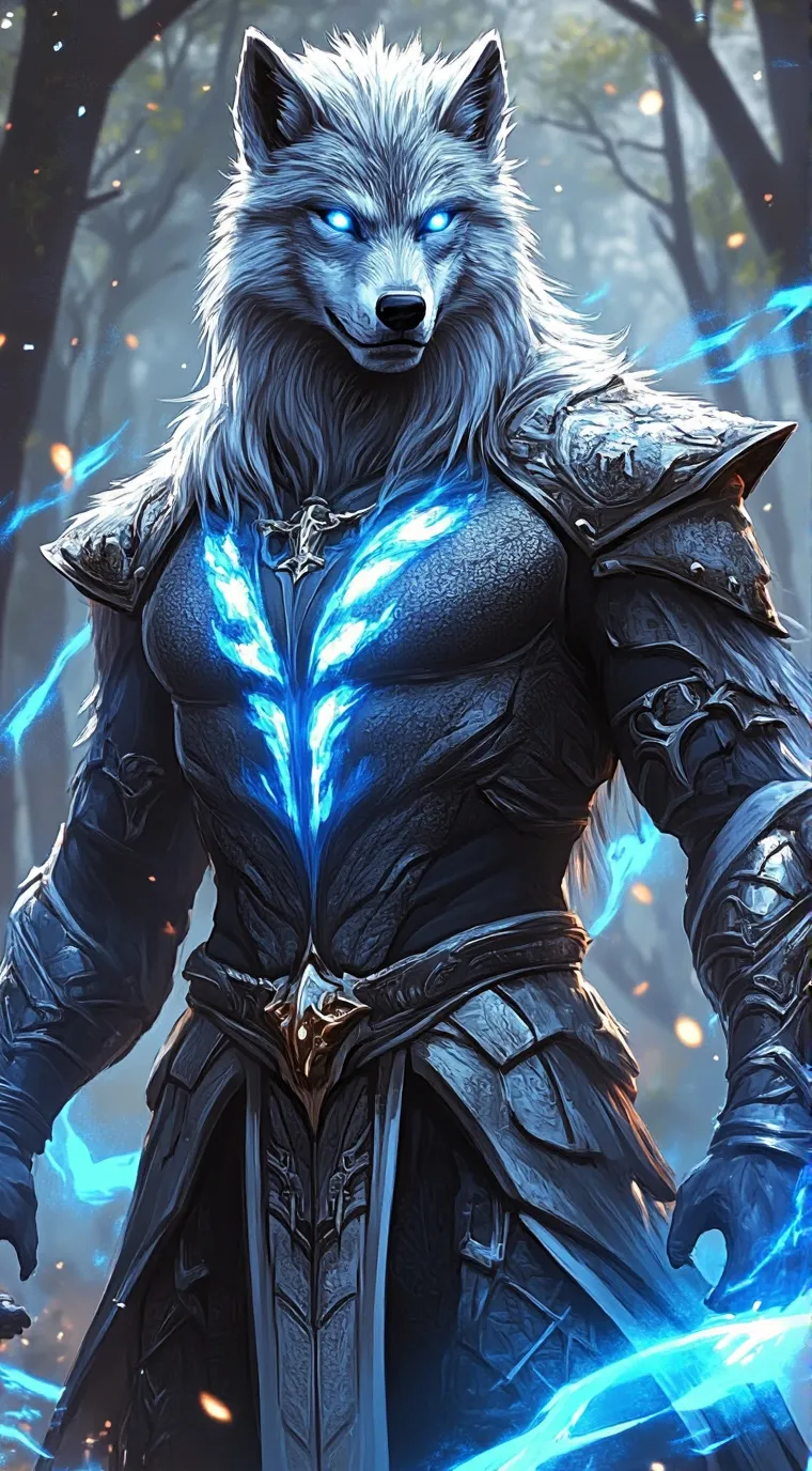 ai character: Lunarfang background