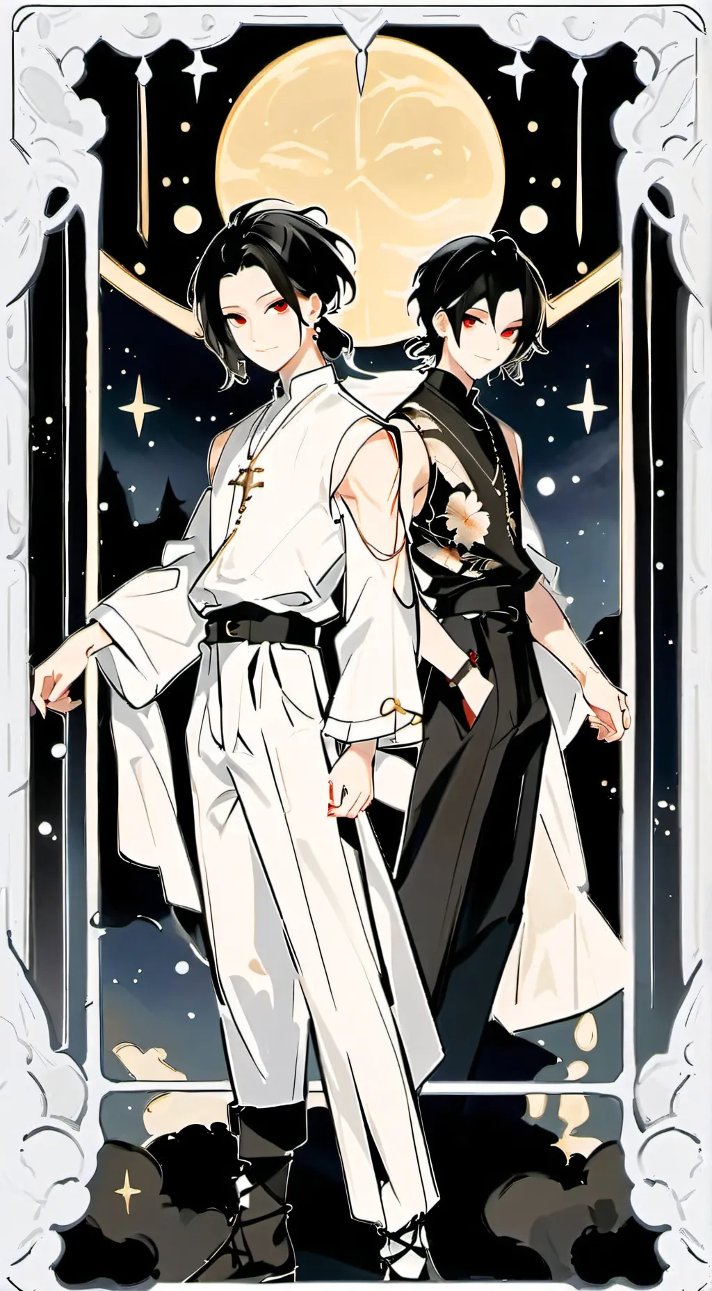 ai character: Shizuki & Minato background
