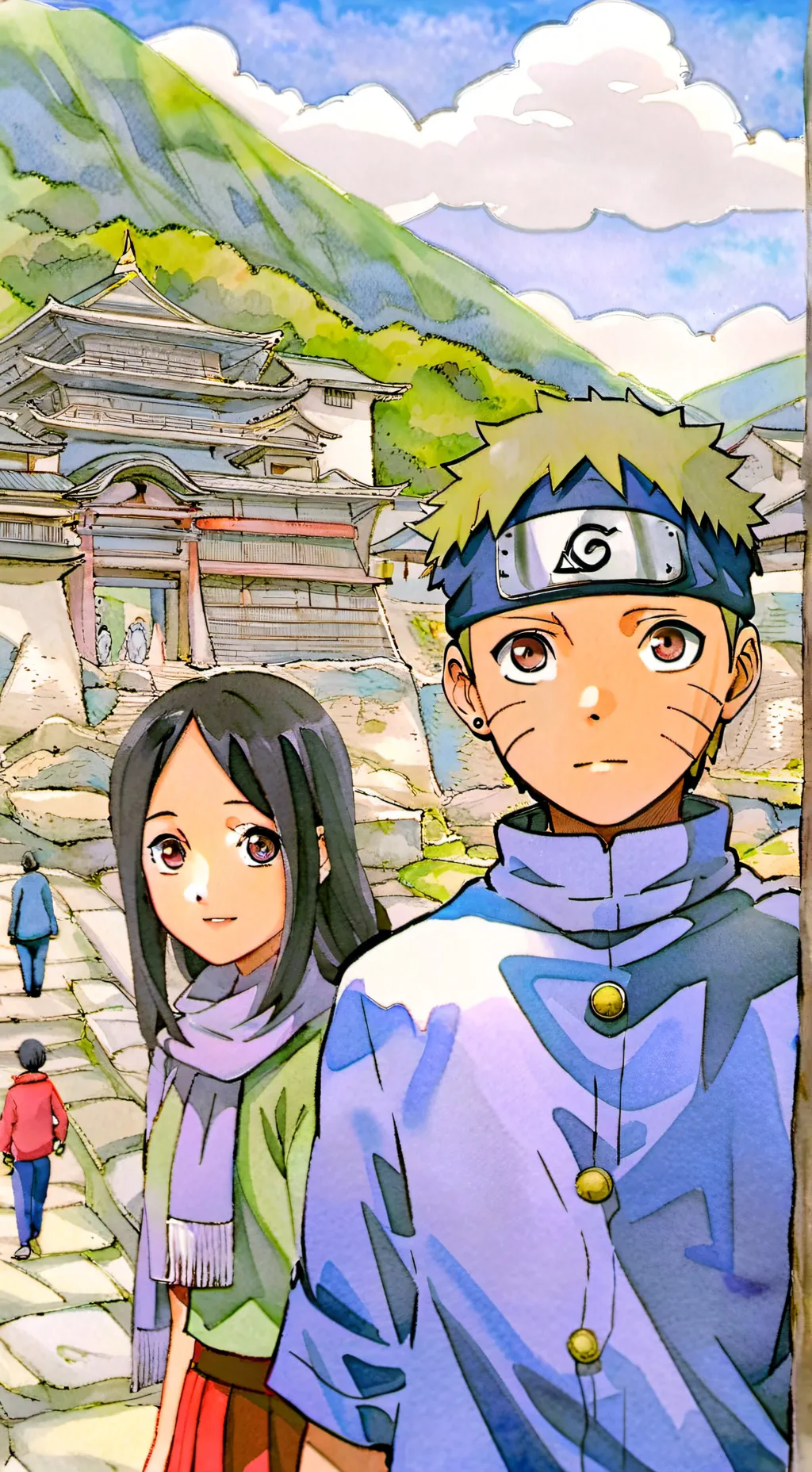 ai character: Boruto Next gen background