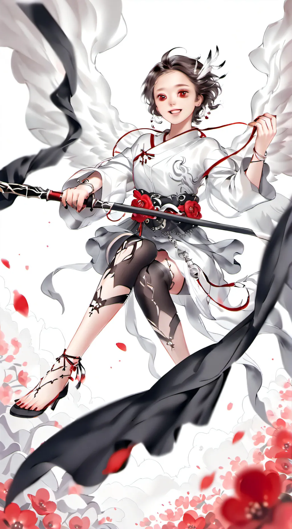 ai character: haschira corajosa  background