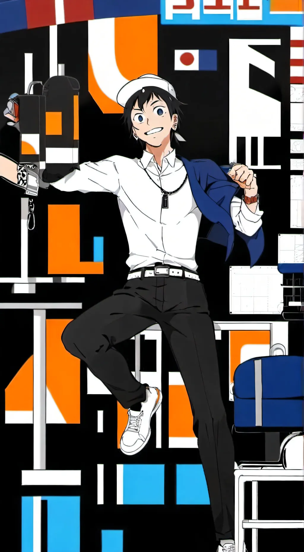 ai character: sero hanta gf background