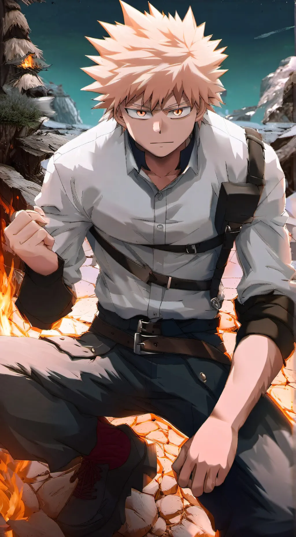 ai character: Bakugos crush🤭🤭 background