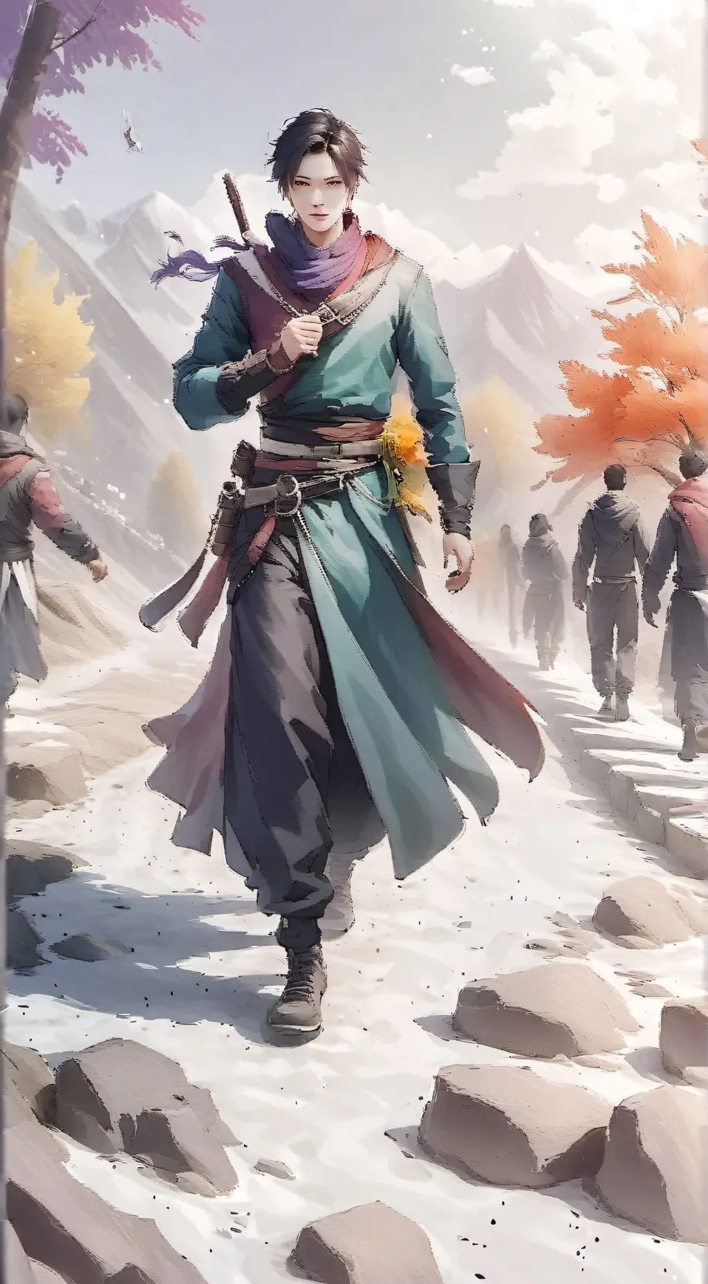 ai character: sprunki FAM!!! background