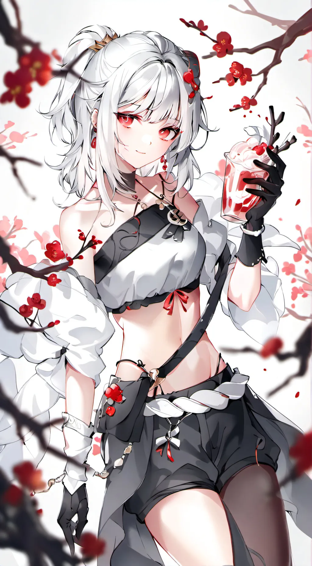 ai character: kny mall background
