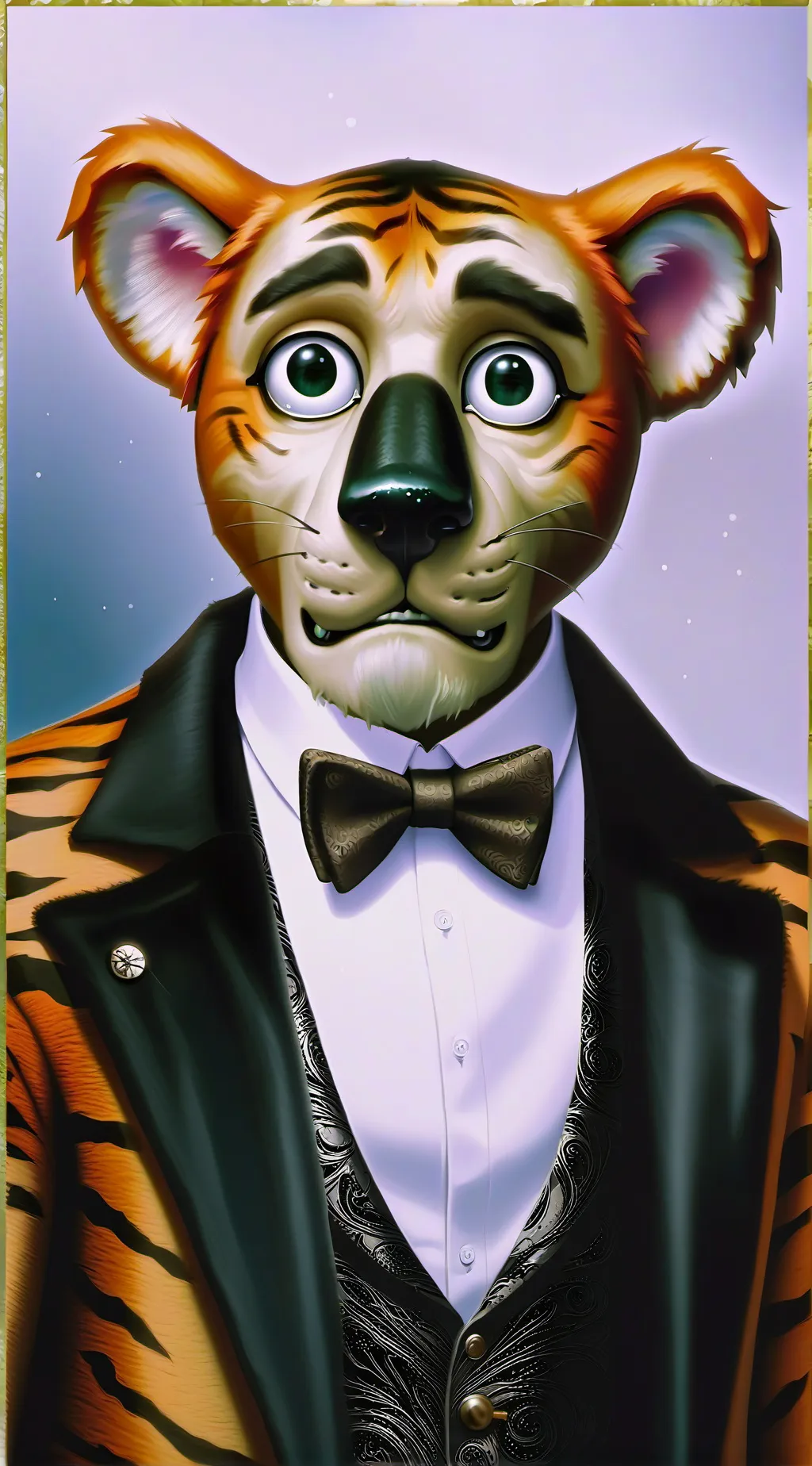 ai character: Tomson the tiger background