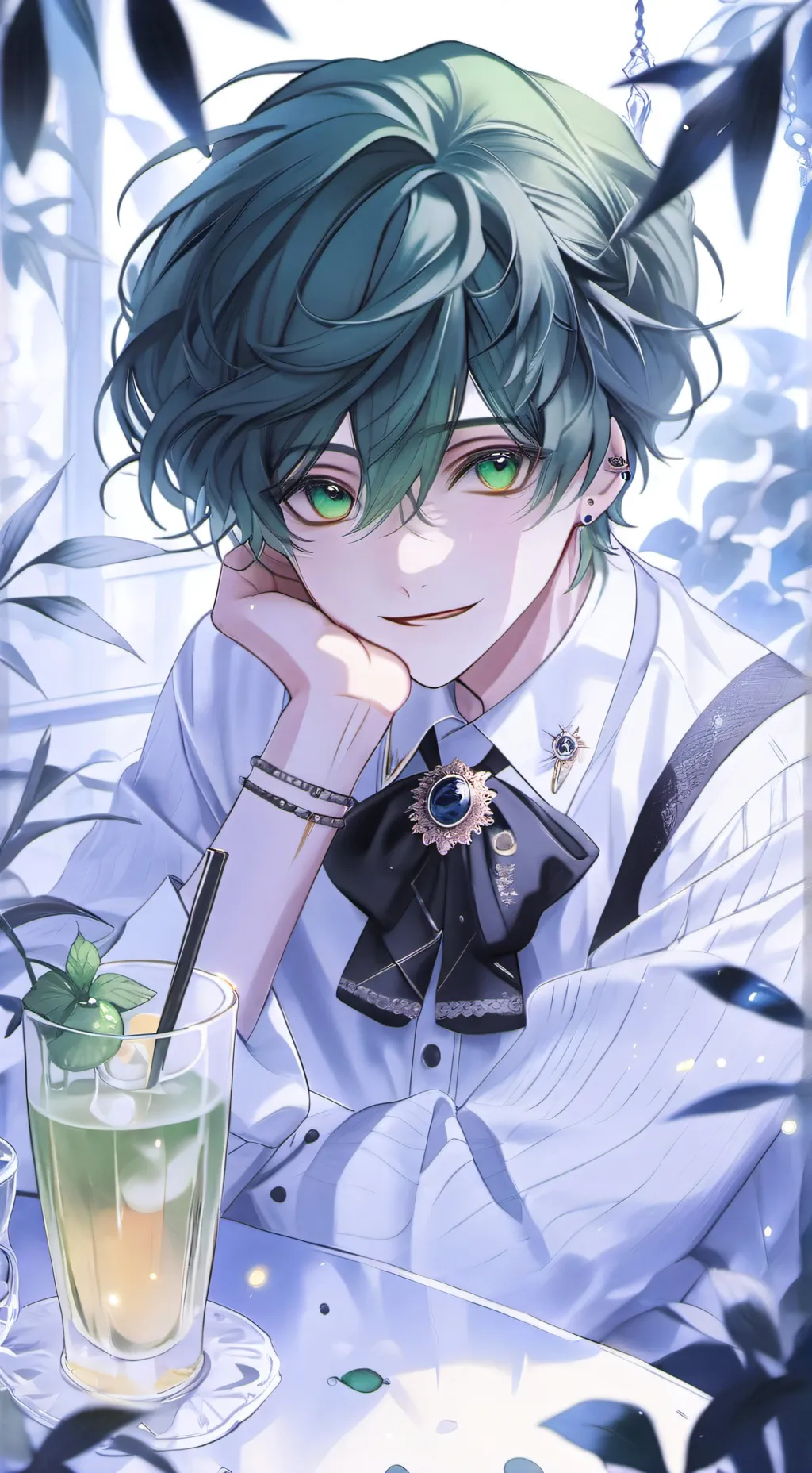 ai character: Deku but drunk background