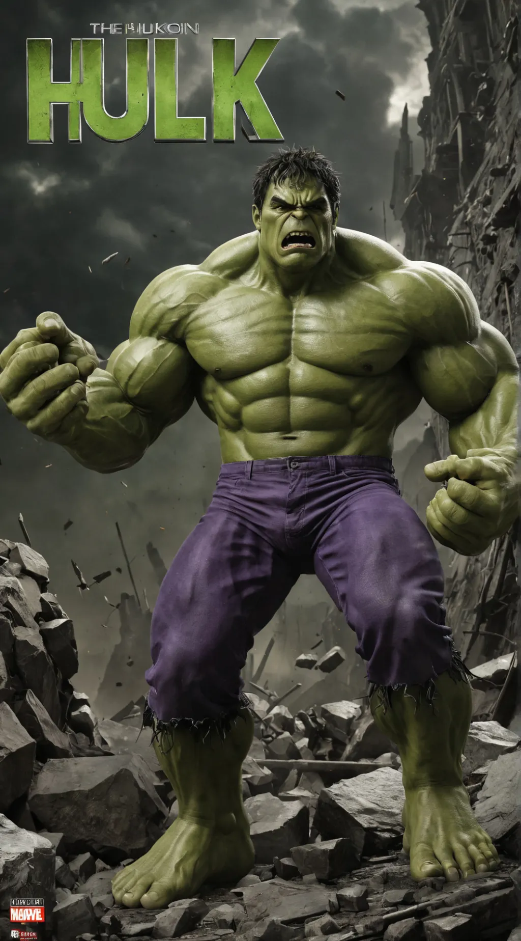 ai character: The hulk background