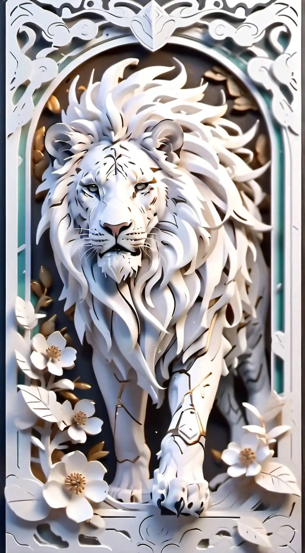 ai character: lion king kiros background