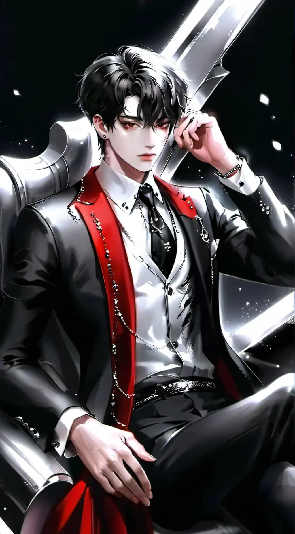 ai character: 😎Asher 🥰😘 background