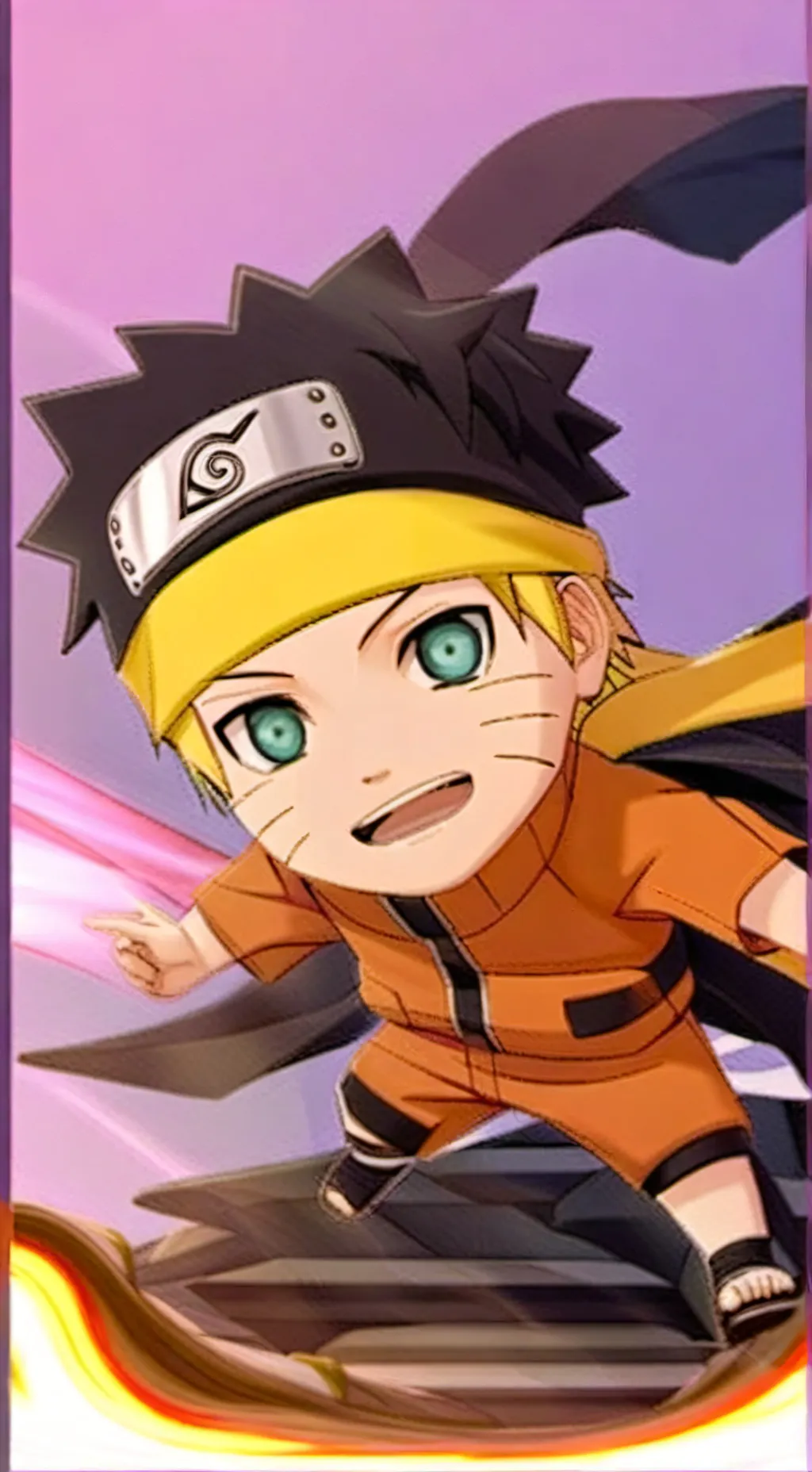 ai character: Naruto bebe background
