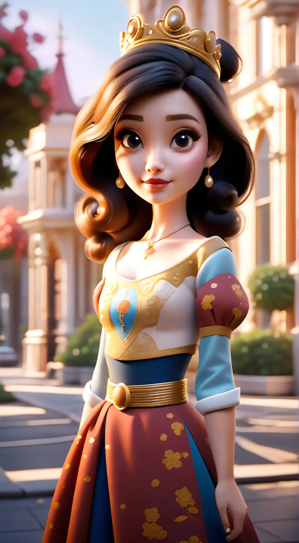 ai character: Top 3 queen  background