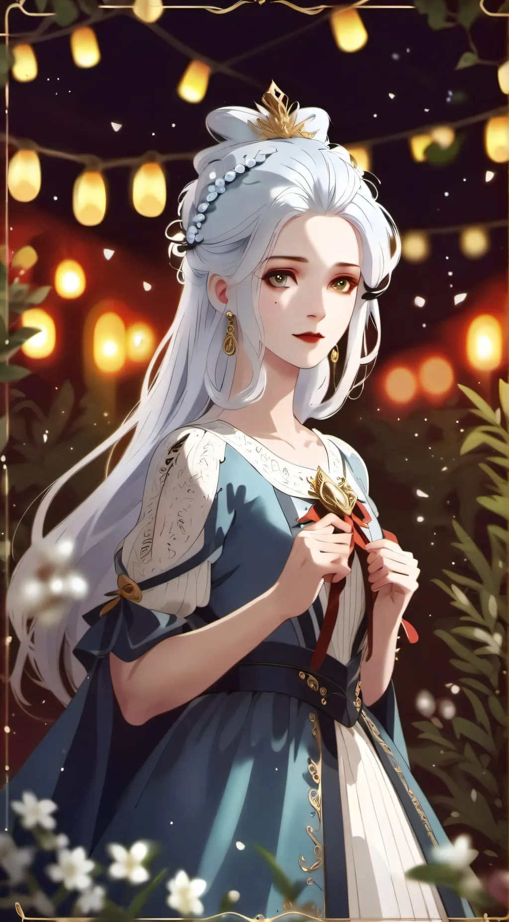 ai character: Alyssa snow background