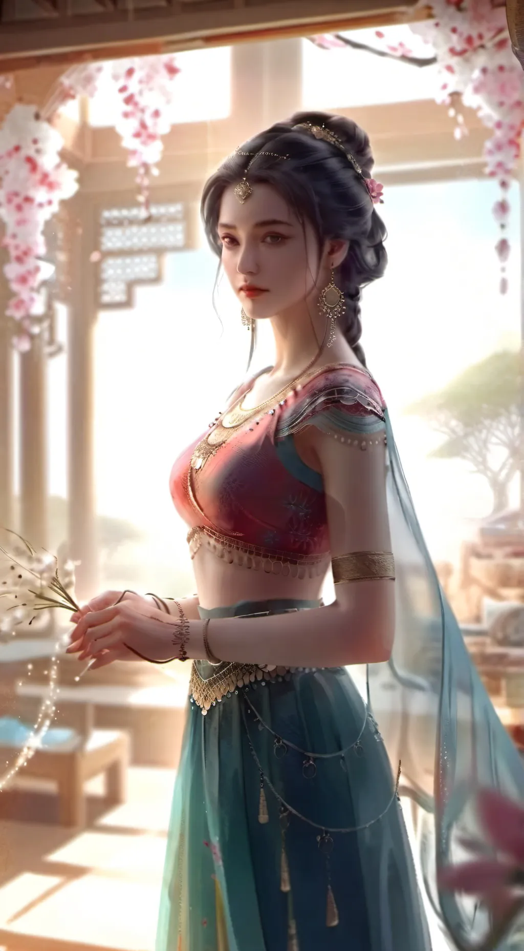 ai character: "Lavínia" background