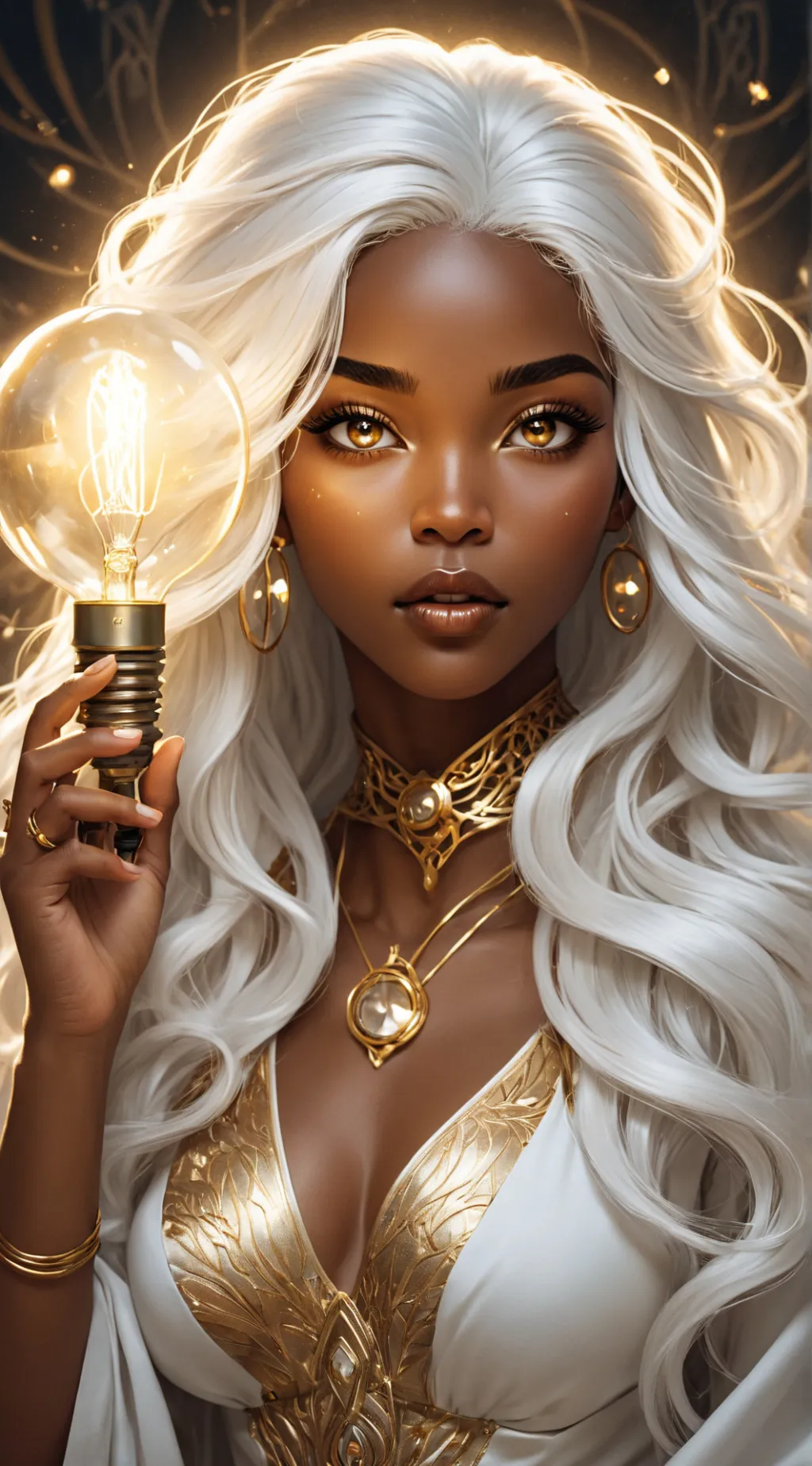ai character: Callida Lumina background