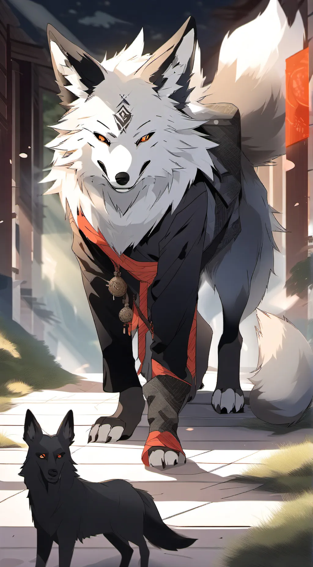 ai character: The boss  background