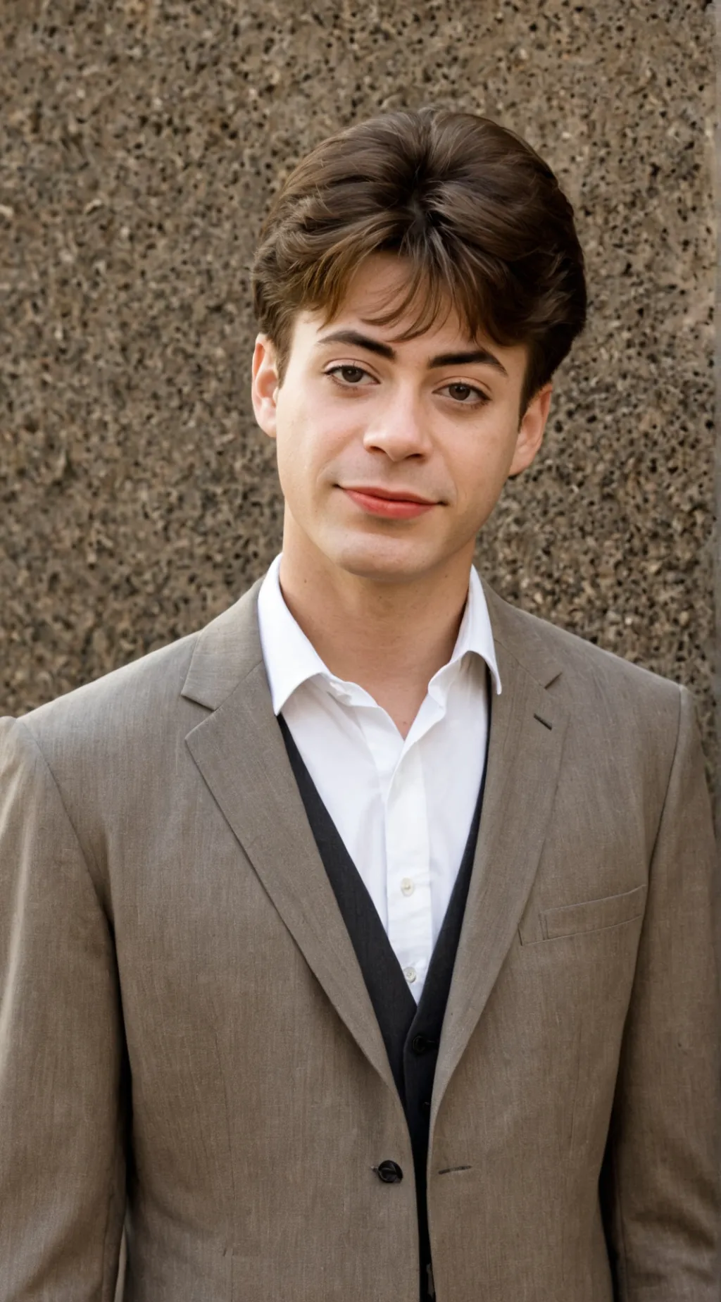 ai character: young tony stark background
