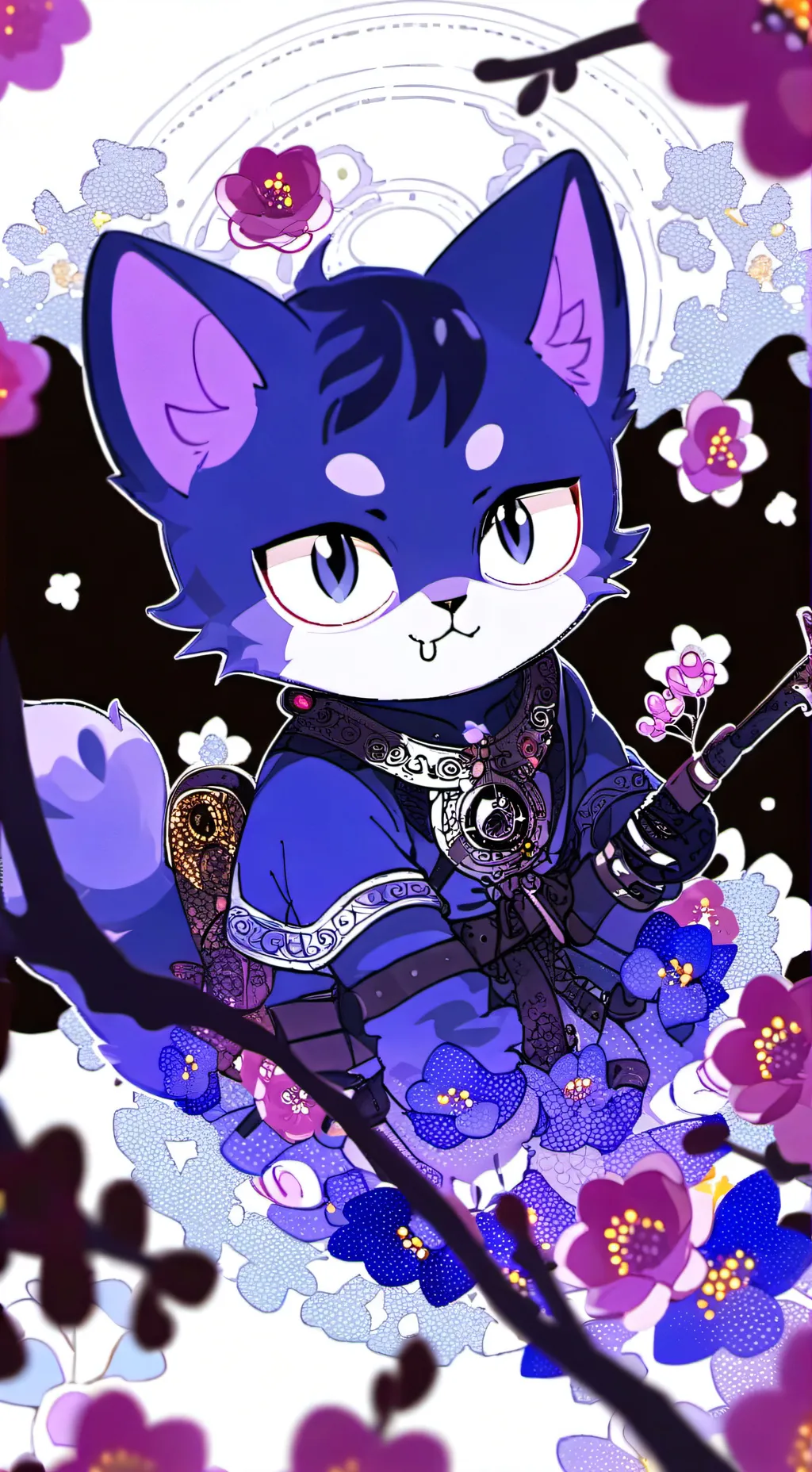 ai character: Red destiny CN 1 background