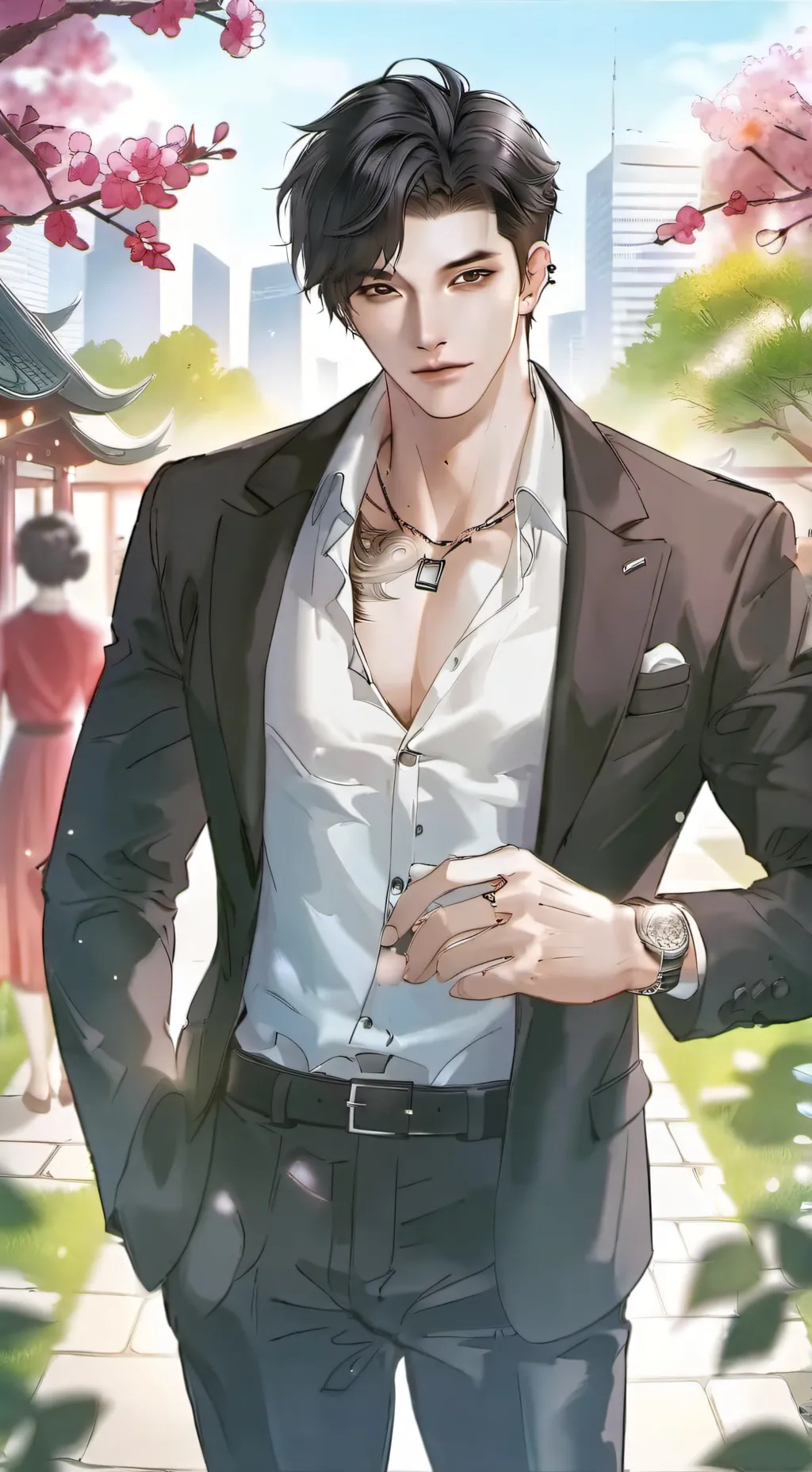 ai character: Max Song background