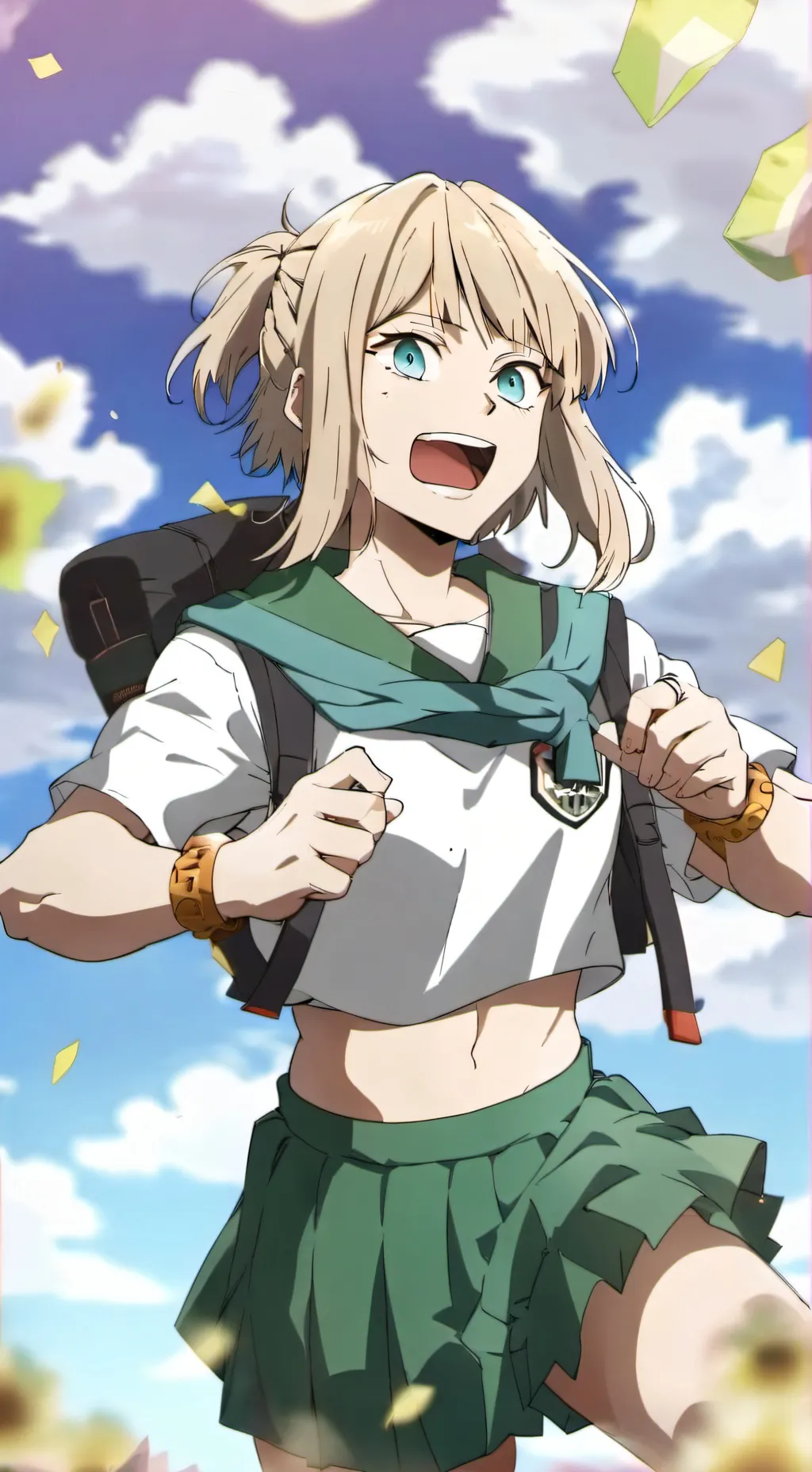 ai character: Toga background